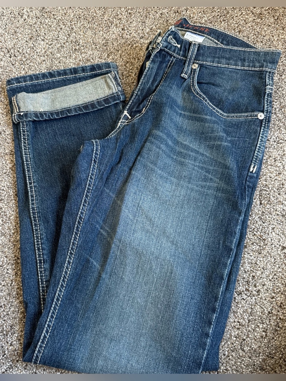 Cinch Men's Blue Straight-Leg Jeans